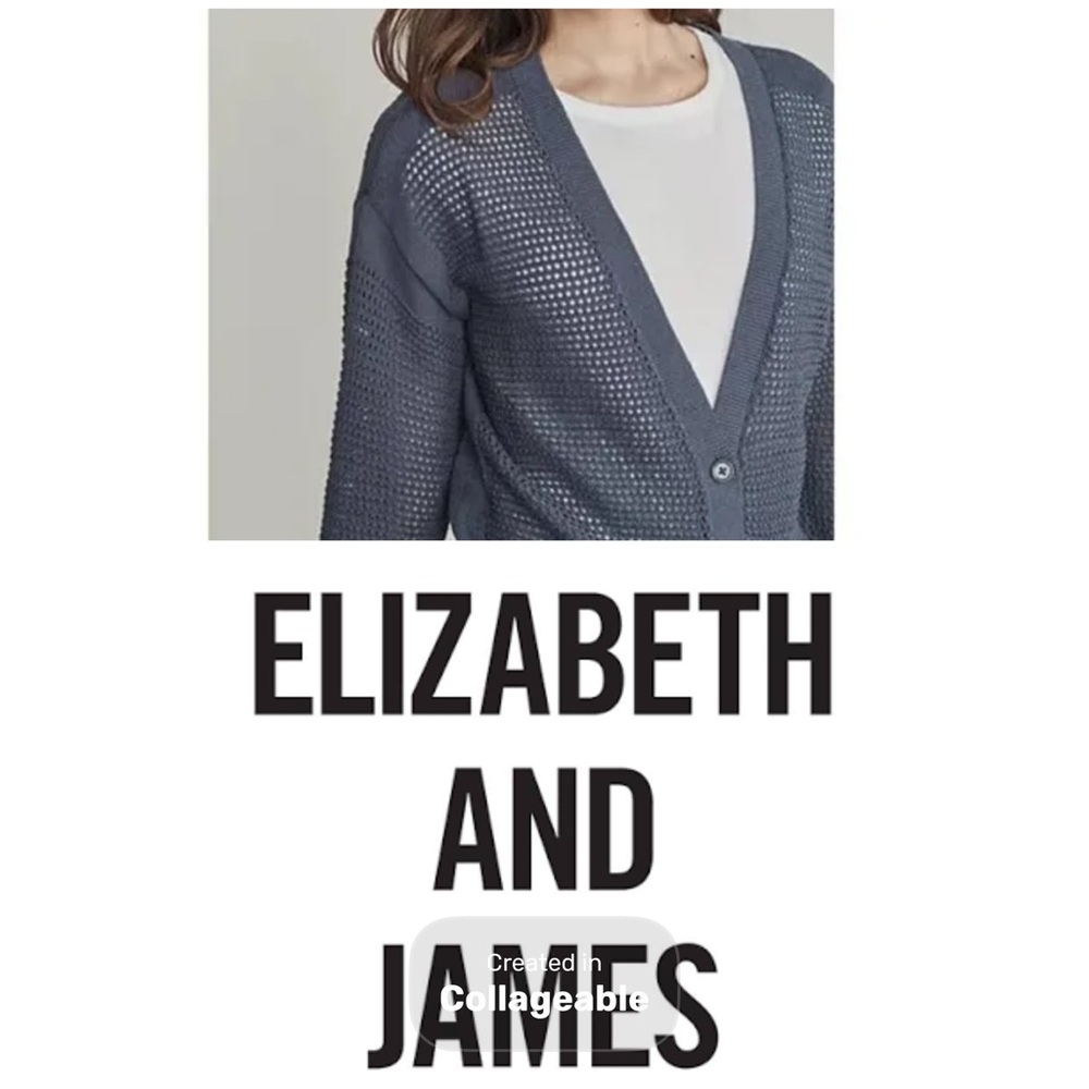 ‼️WOW‼️💙Elizabeth and James Navy Blue Cardigan NWT
